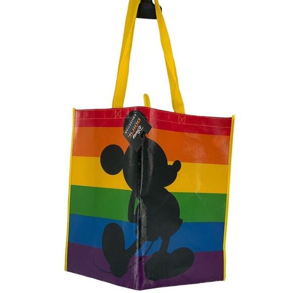 Disney's Mickey Mouse Pride Rainbow Large Authentic licensed Reusable Tote Bag - Picture 2 of 8